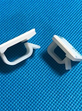 自粘式双面背胶粘式固定座网线线夹理线器WCL-5黑白色100个包装