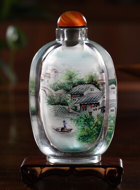 内画鼻烟壶非遗手工艺中国风出国礼品送老外特色礼物商务定制纪念