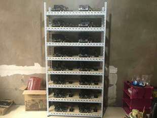 游戏工作室架电脑架子裸机架机箱架搬砖开放式主板主机架角钢货架