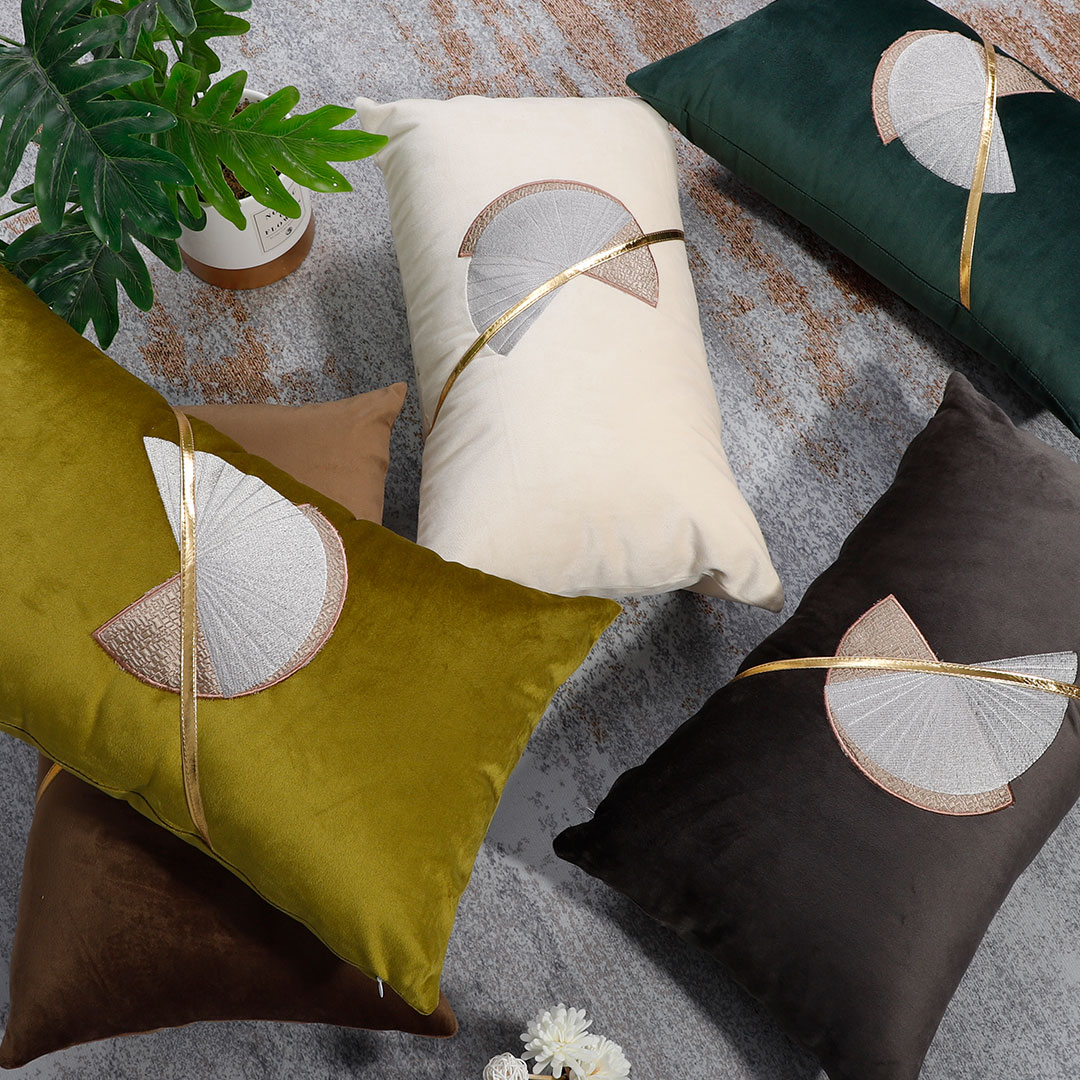 简约现代腰枕汽车腰靠背美式绒布沙发抱枕办公室腰靠靠垫飘窗靠枕