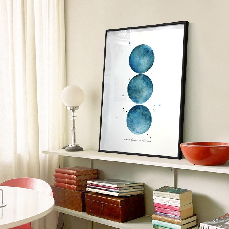 咖啡店装饰画民宿休闲吧挂画 简约创意海报样板房餐厅 背景装饰画