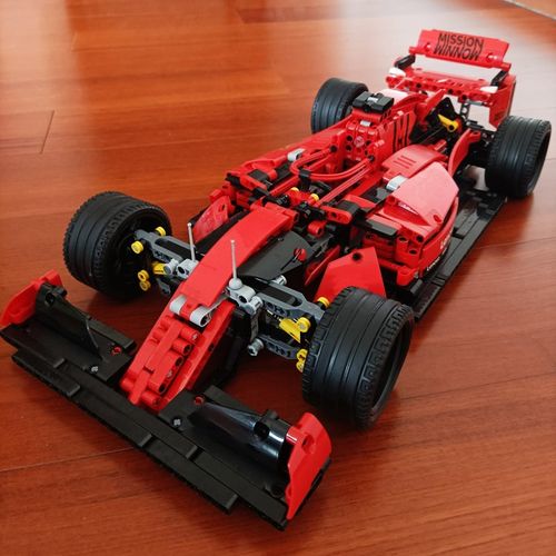 F1方程式赛车模型遥控拼装汽车积木大型高难度玩具男孩子生日礼物