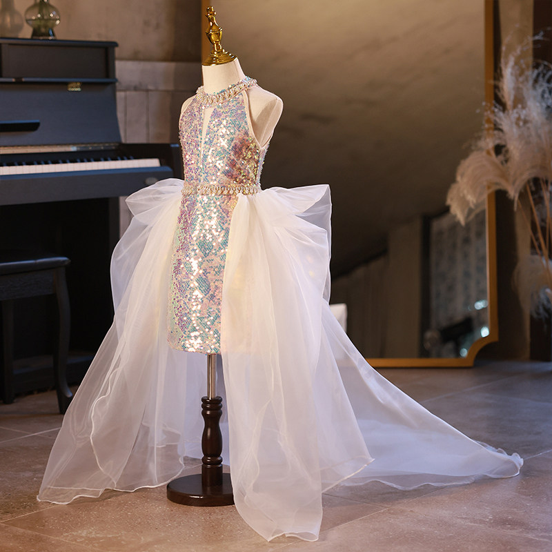 儿童礼服女童高端模特走秀2023春季新款轻奢小女孩主持钢琴演出服,童装/婴儿装/亲子装,儿童礼服,淘宝优惠券,粉丝福利购,淘宝优惠卷