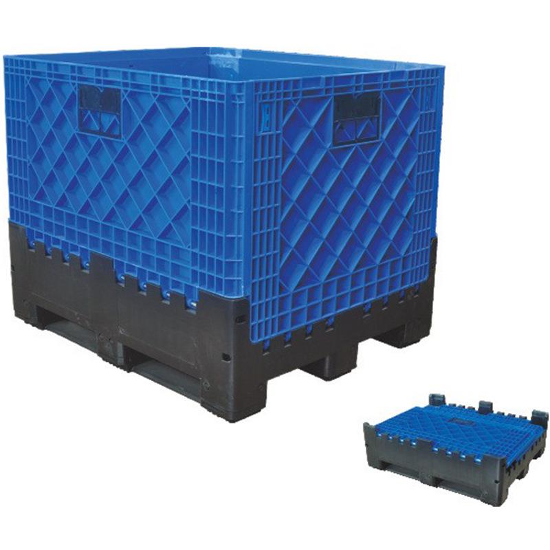 塑料箱可折叠卡板箱塑料加厚物流箱箱式托盘大型物流周转筐