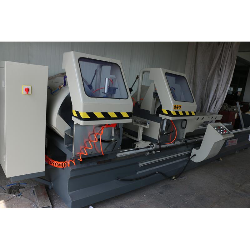 热销推荐双头精密锯铝切割机45度下料双切铝合金切割机