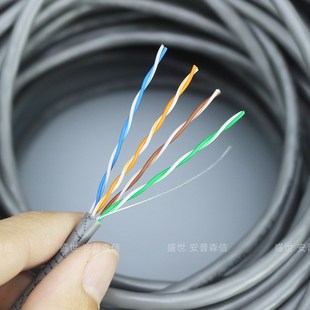 電腦網絡線材cat5類全銅網線300米 8芯純銅芯超五類網線家用工程裝