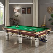 台球桌 八球钢库桌球台桌球桌 商用台球厅俱乐部台球球桌中式