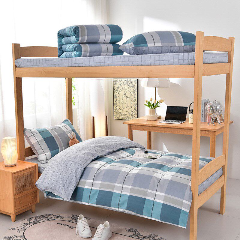 AB面全棉被子被褥全套床上用品六件套学生单人宿舍高中寝室一整套