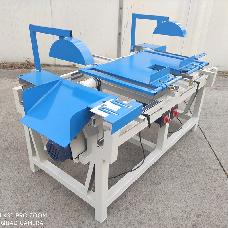 双端齐头锯木工机械双边头锯实木托盘F断料推台锯精密裁板锯断料