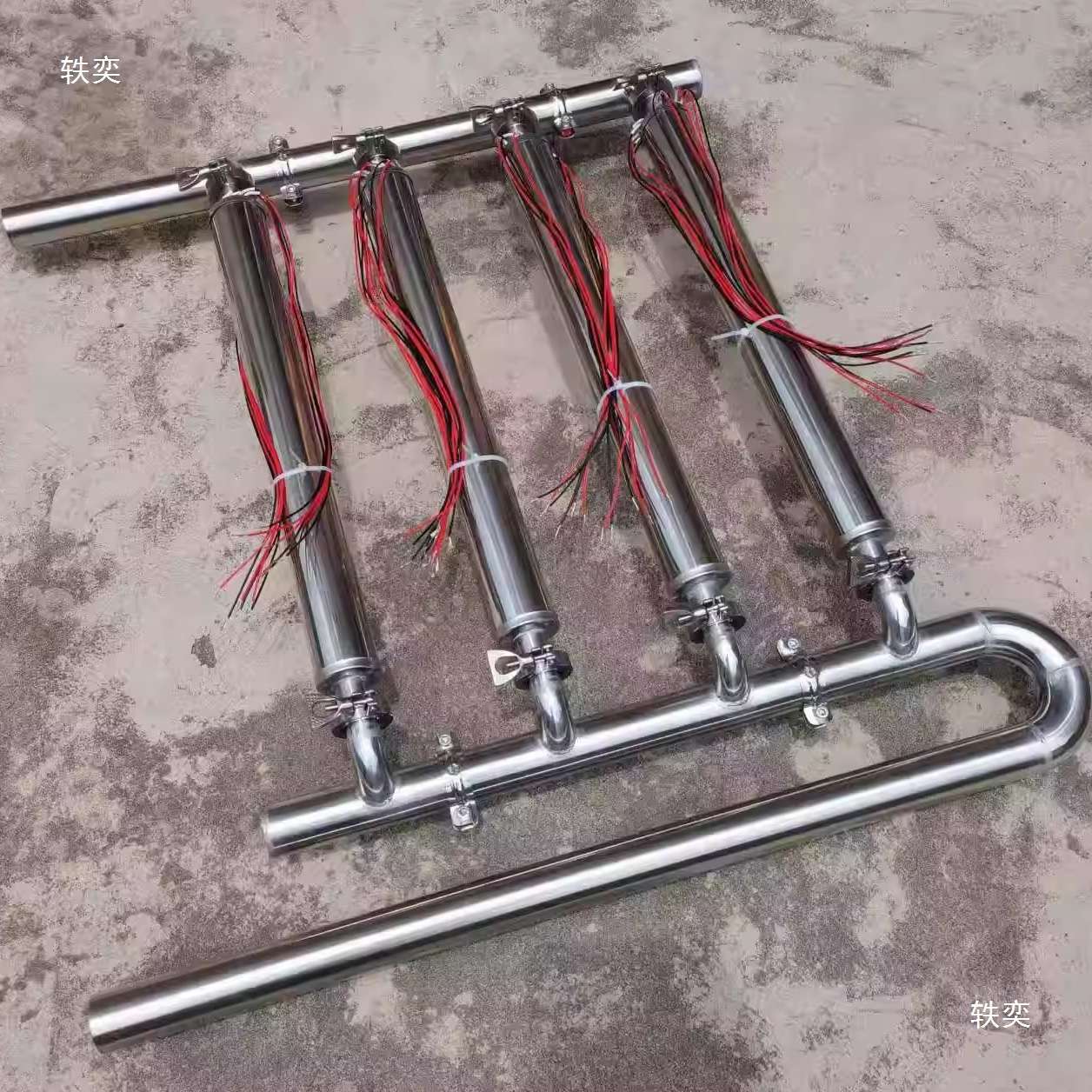 304不锈钢PTC半导体加热器液体加热器 电锅炉加热器 供暖管垒德株