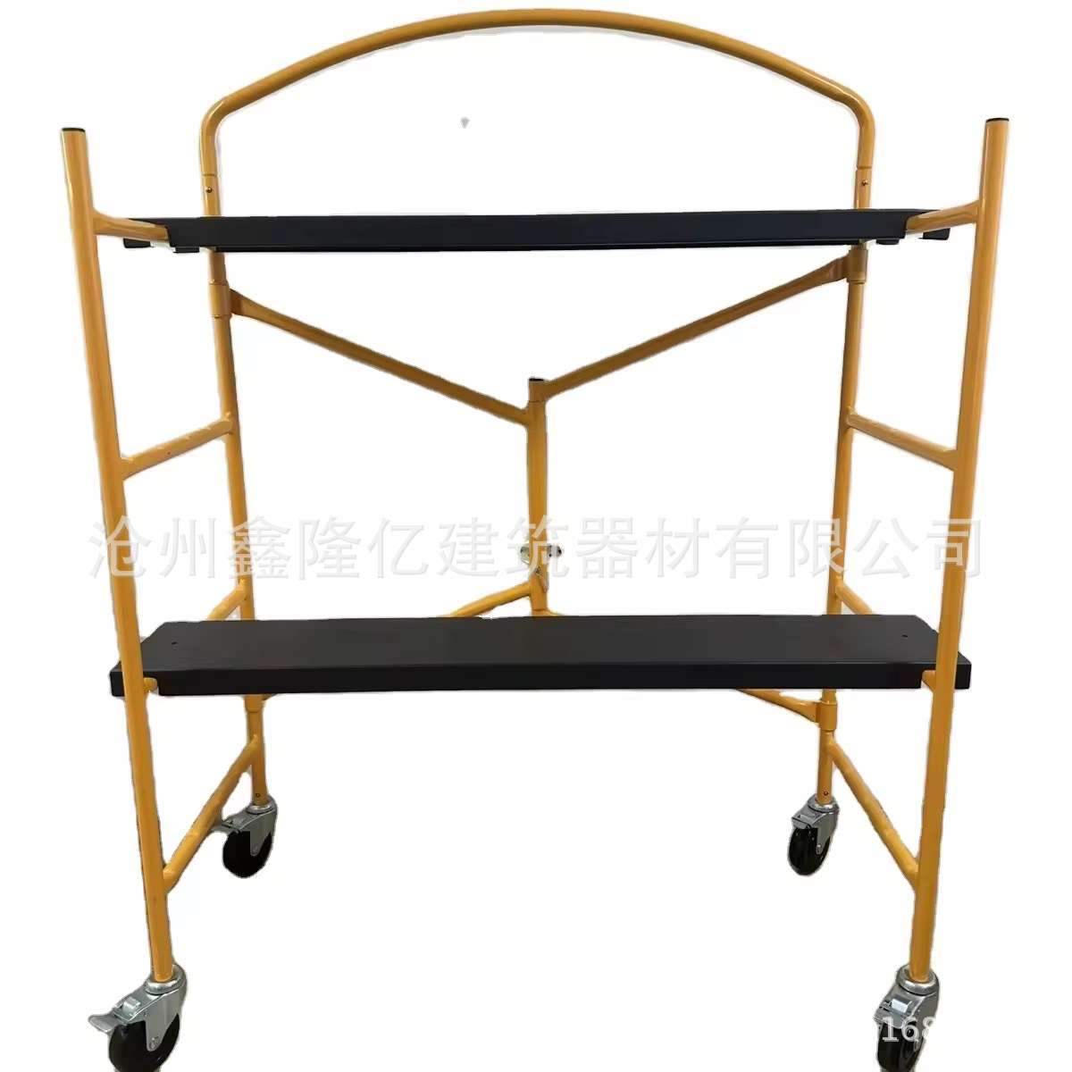 可移动脚手架折叠升降平台带轮子加厚手脚架全套折叠铝合金脚手架