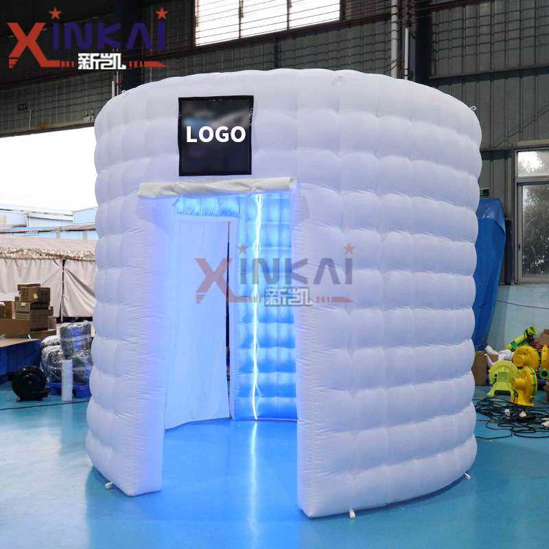 工厂气模便携充气照相亭灯光摄影棚 宣传展览网红创意娱乐摄影屋