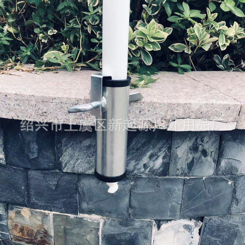 户外沙滩伞固定夹子庭院伞固定支架阳台庭院伞摆摊伞固定桌夹