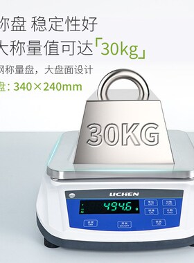 力辰科技 电子天平十分之一0.1g实验室大称量大量程天平 珠宝