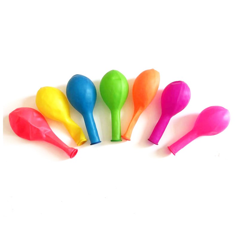 UV Neon Balloon12寸荧光气球霓虹彩色夜光荧光气球生日派对装饰