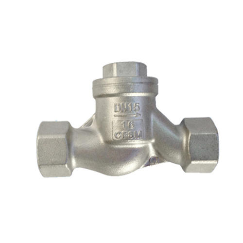 304不锈钢止回阀H11W-16xP升降卧式S型丝扣单向逆止阀蒸汽高温水