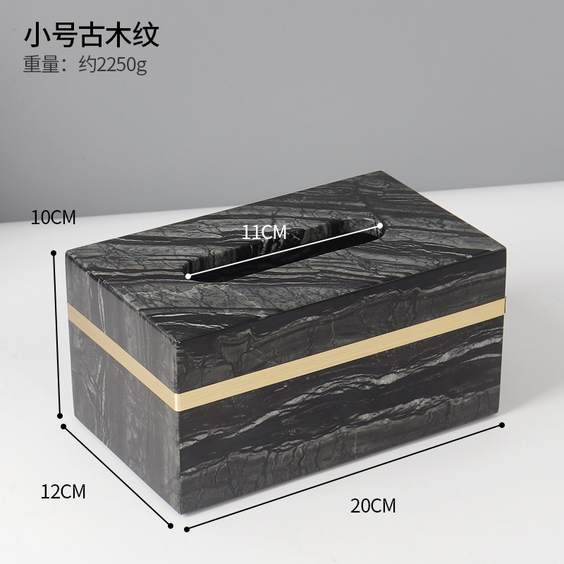 大理石纸巾盒定制logot抽纸盒客厅售楼部欧式高档卫生间洗手台轻