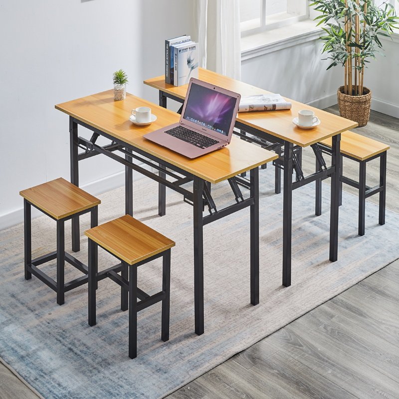 会议桌长条方形折叠办公培训机构桌E摆摊户外桌子书法折叠桌写字