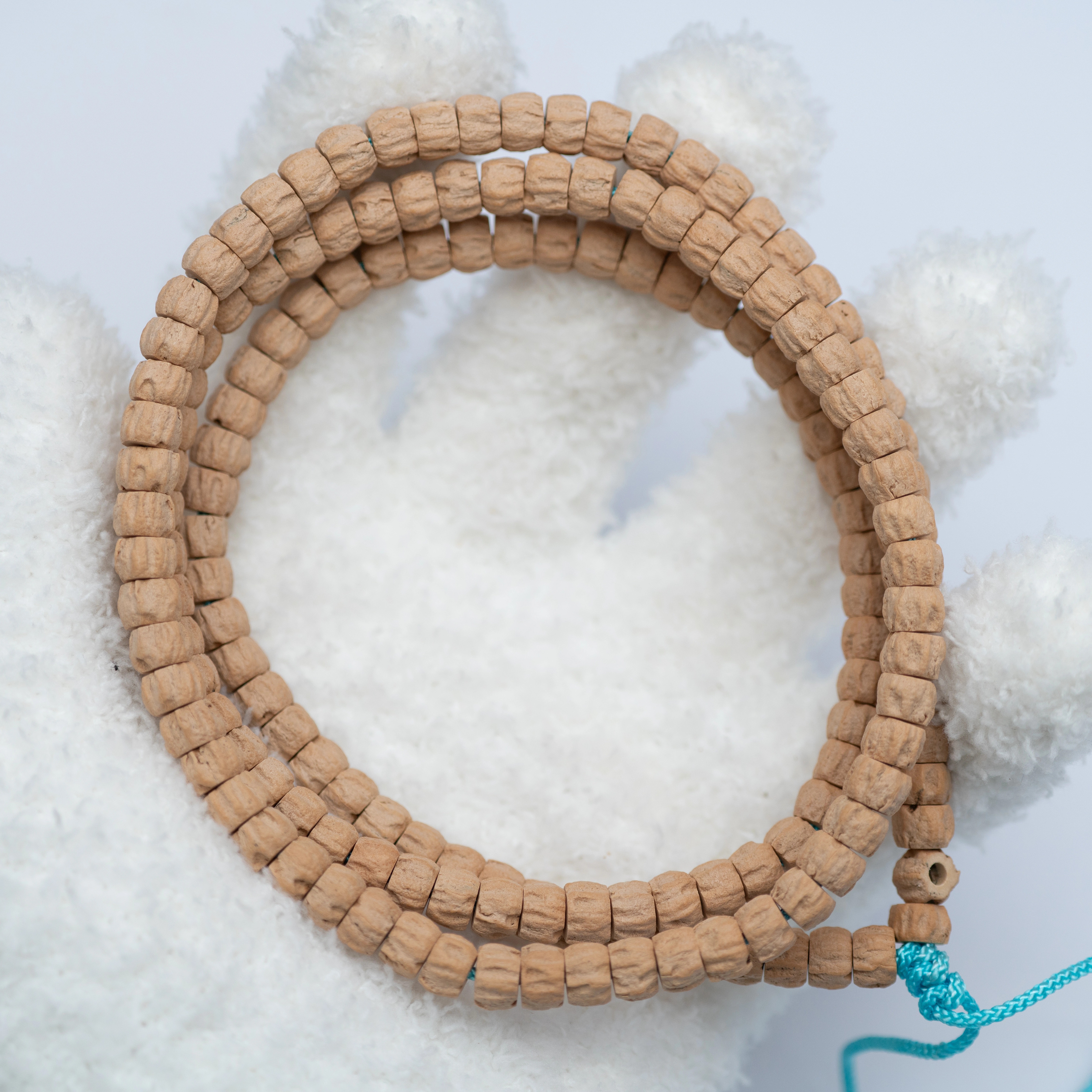 「热振百香籽」手串藏式直切筒顺深坑鬼脸红芽横打108颗高密原籽