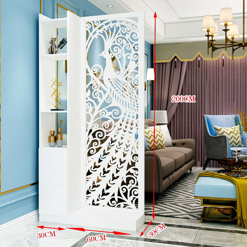 入户进门屏风隔断柜玄关柜客厅简约D现代小户型镂空装饰卧室置物
