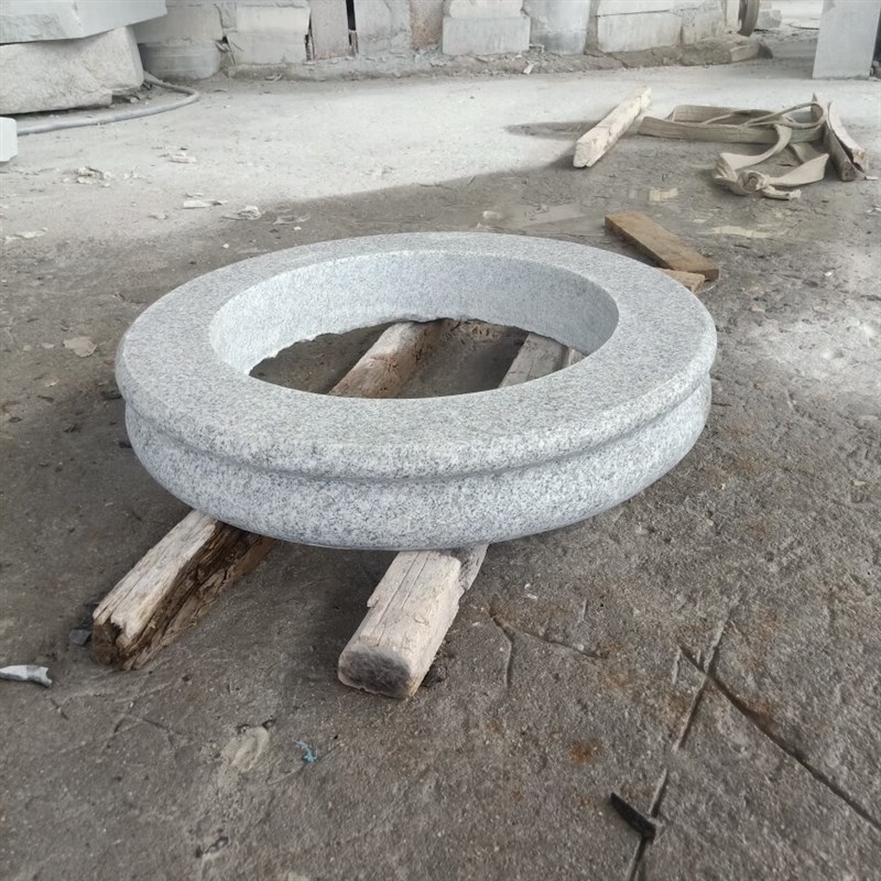 花岗岩树围石公园树坑石花坛树池石园林绿化大理石W树穴石路侧石