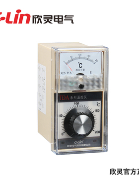欣灵TDAc-8001温度指示控制仪小型温度控制调节器指针温控仪