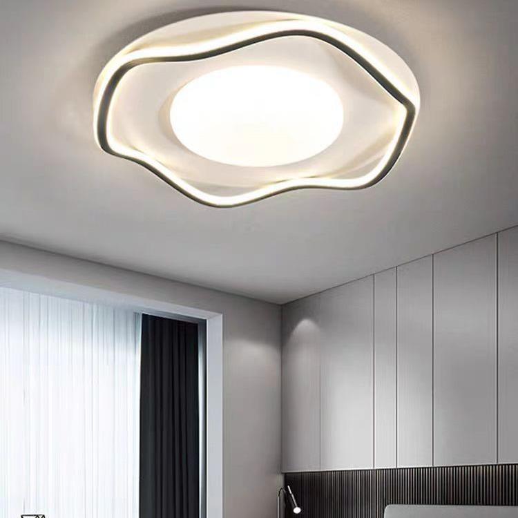 LED创意极简北欧奶油风灯卧室客厅吸顶灯简约现代书房餐厅吸顶灯