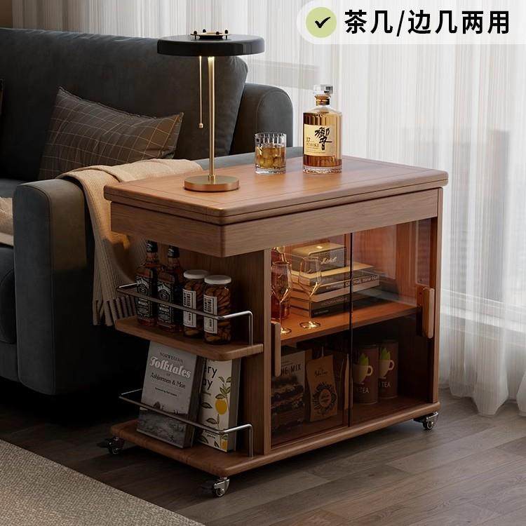 可移动推车沙发边几实木茶几折叠多功能小桌子小户型客厅边柜家用,鲜花速递/花卉仿真/绿植园艺,割草机/草坪机,淘宝优惠券,粉丝福利购,淘宝优惠卷