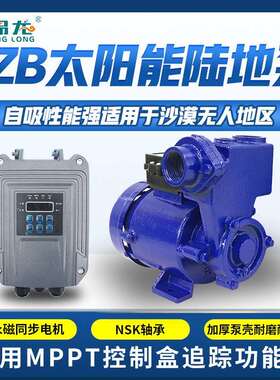 SZB太阳能直流无刷水泵 750w管道自吸水泵 48V花园果园灌溉抽水泵