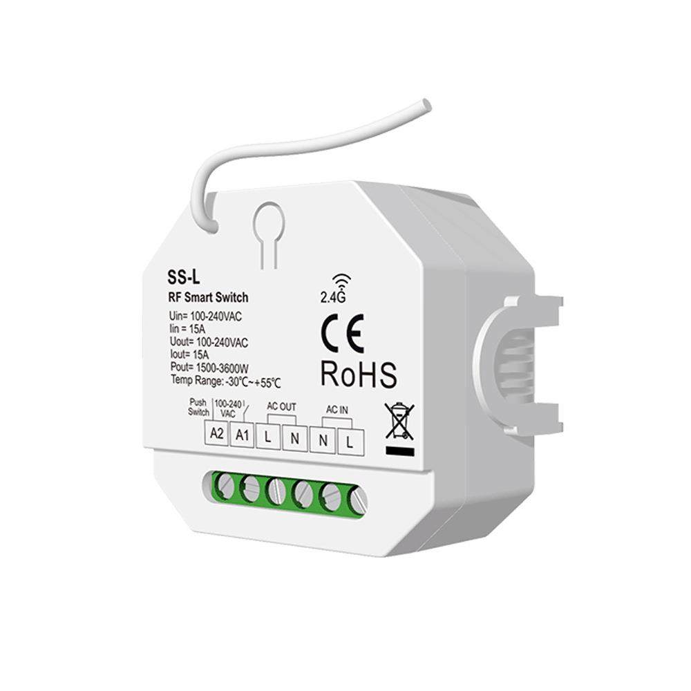 SS-L 1500-3600W RF智能AC开关 ⾃复位开关/继电器输出/过零检测