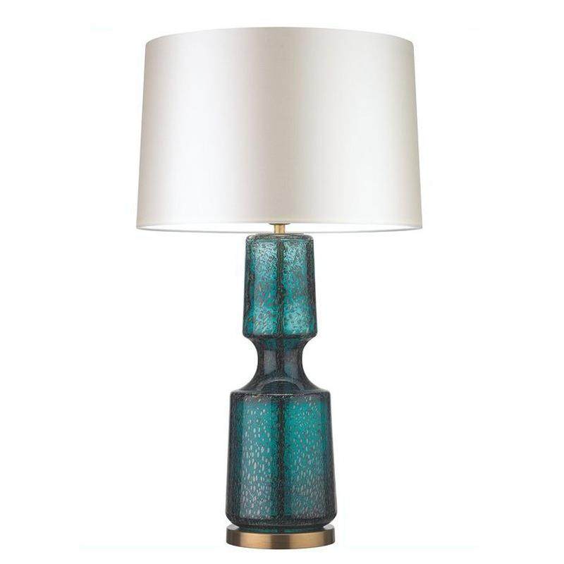 美式乡村简约卧室玻璃台灯后现代复古客厅北欧样板房个性书房灯具