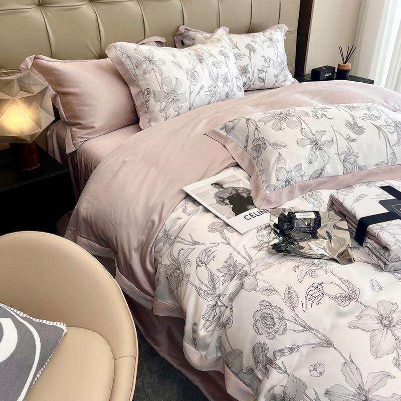 【天丝被套单件】支夏季丝滑被套凉爽裸睡天丝四件套夏天纽仕