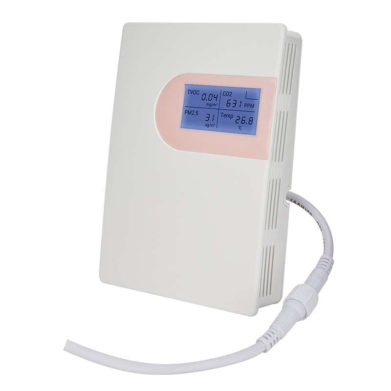 多合一环境检测设备集CO2  CH2O TVOC  PM2.5 PM10 温湿度一体