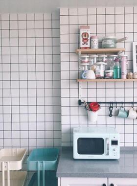 自粘3d立体白色铝塑板仿瓷砖墙贴旧墙翻新厨房卫生间墙贴