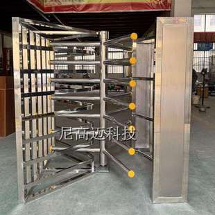 车站出口顺行门手动半高单向转闸旅客安全出口门闸大连景区旋转栅