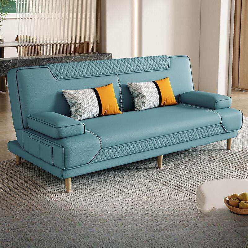 简易折叠沙发床两用小户型客厅多功能双三人免洗乳胶布艺懒人沙发