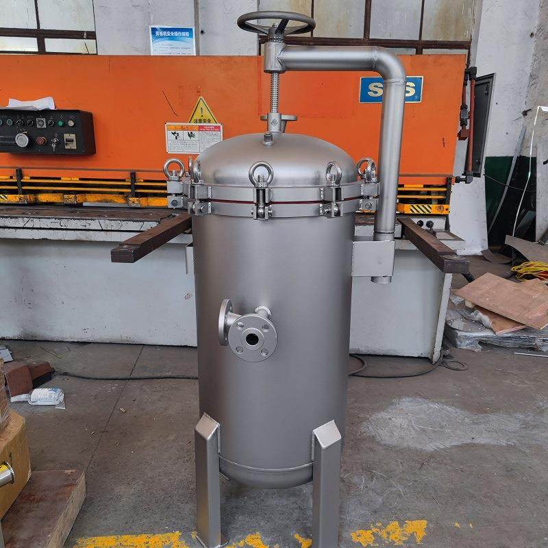 不锈钢304 哑光喷砂袋式过滤器 多袋式过滤器 可镜面抛光 水处理