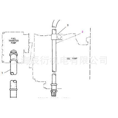 卡特彼勒3516C、3512C软管8N-1186 8N1186