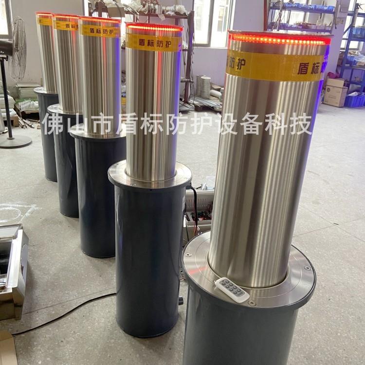 单位学校步行街广场可升降路阻 智能全自动升降柱 警示护柱止车柱