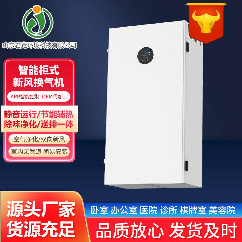 新风系统空气净化器柜式向流新风换气机壁挂式全屋新风净化器