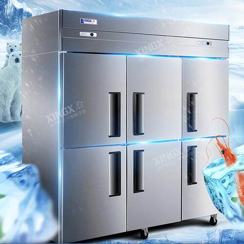 星星Q1.6W6-X厨房六门冰箱立式商用大容量双机双温冷藏冷冻冰柜保