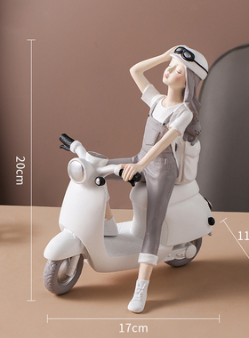 家居装饰品客厅房间办公桌面女孩摆件创意现代R乔迁新居礼物小摆