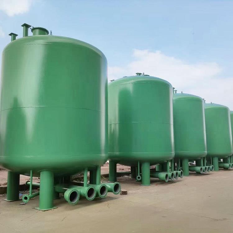 浅层砂石英砂高速过滤器 工业循环水多罐反冲洗水处理设备石英砂