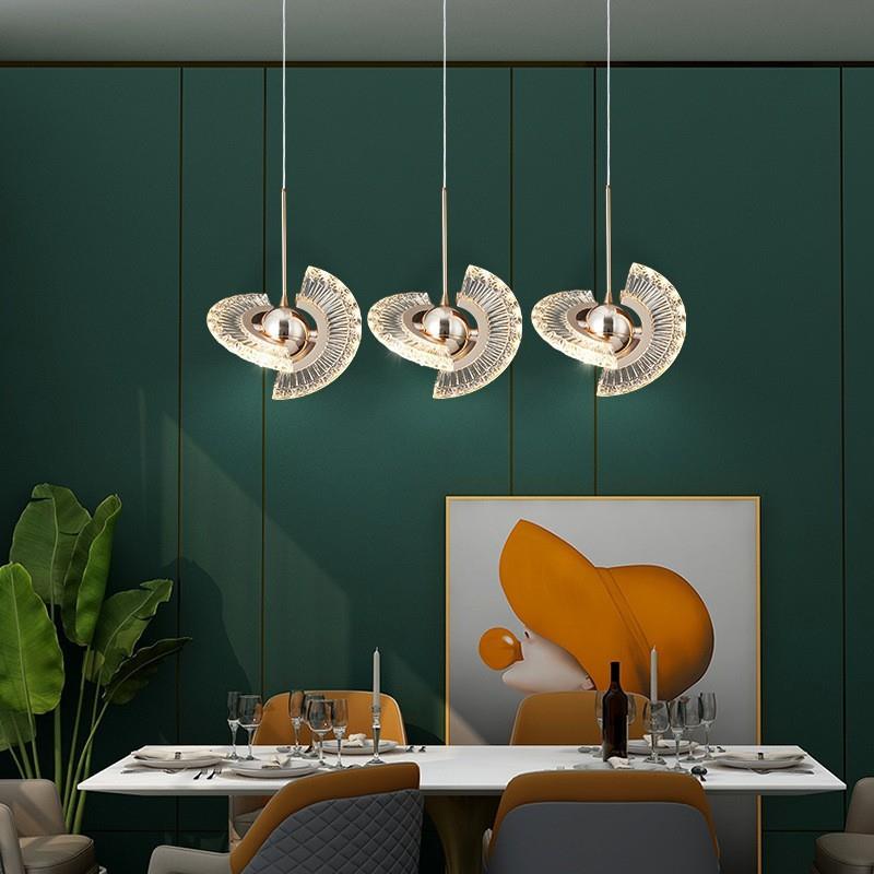 创意轻奢百变锌合金飞碟卧室床头小吊灯北欧现代样板房餐厅