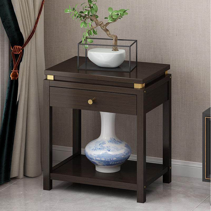 沙发边几角几小桌子小茶几实木轻奢客厅花台置物架床头边柜小方桌