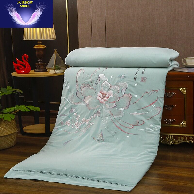 四季被100%g双宫桑蚕丝被芯结婚3斤夏被空调喜被春秋蚕丝被6/8/斤