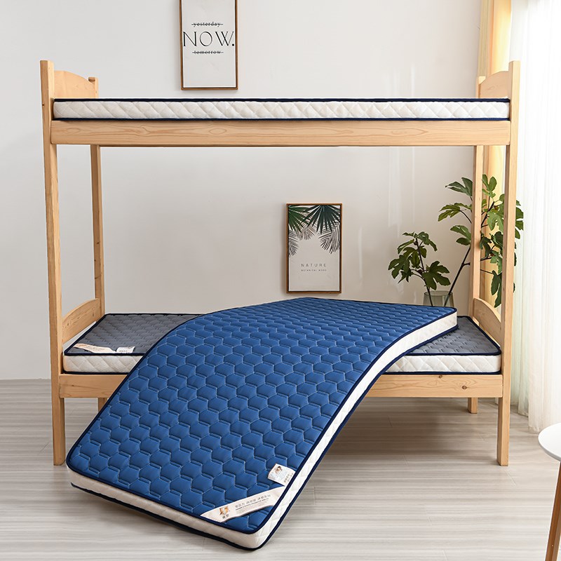 乳胶床垫软垫记忆海绵0.9mu单人学生宿舍1.2m/1.5米床家用地铺垫