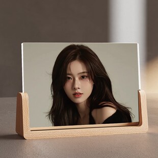 照片定制相框摆台洗婚纱照做成画框打印个人写真精修W相片桌面摆