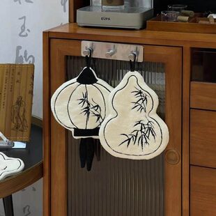 卫生间发超强吸水加厚灯笼古风简约厨房不中式臭挂式擦手巾专用