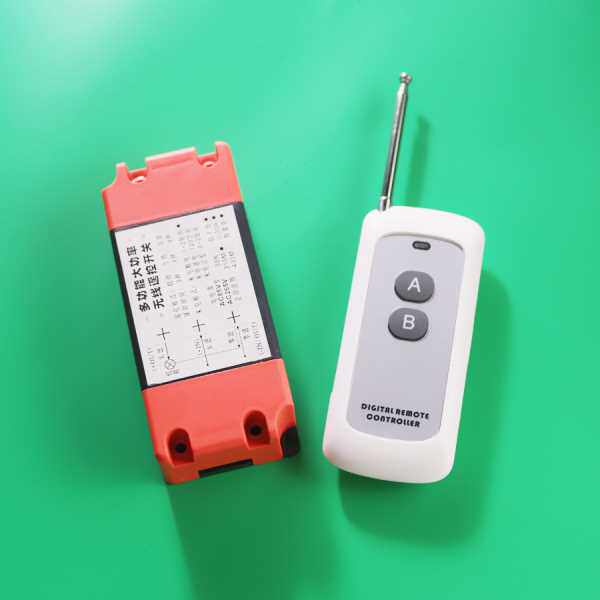 多功能大功率3000w一路无线遥控开关110 220v点动自锁非锁互锁